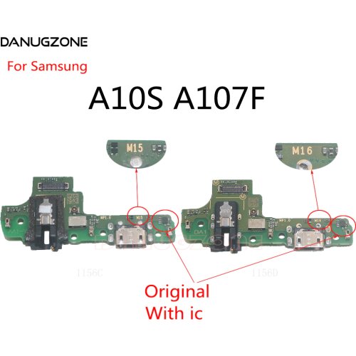 Original For Samsung A10S A107F M15 M16 A20S A207F M12 M14 USB Charging Dock Port Socket Jack Connector Charge Board Flex Cable