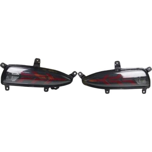 2Pcs for Hyundai I20 3 Function Red Steering Car Bumper Rear Tail Running Light