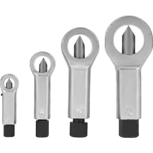 Professional 9-27mm Break Damaged Nuts Splitter Cracker Remover Rust Nut Manual Extractor Tools Household Tool Set