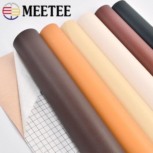 50*138cm Pu Synthetic Leather Self-adhesive Fabric Fix Subsidies Simulation Skin Sticky Rubber Patch for Car Sofa Fabrics