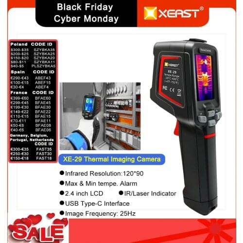 2021 XEAST New XE-29 Entry-level Thermal Imager Floor Heating Water Leakage Fault Detection Infrared Thermal Imager