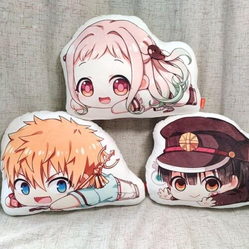 Doll Japan Anime Toilet-Bound Hanako-kun Tsukasa Yugi Jibaku Shounen Cosplay Dolls Throw Pillow Plush Stuffed Cushion Toy Gifts