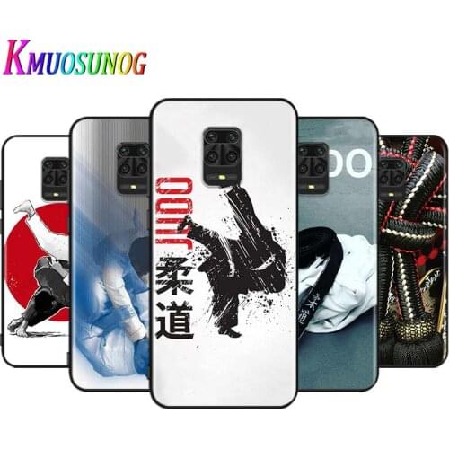 Japanese Judo For Xiaomi Redmi Note 9 9S Max 8T 8 7 6 5 Pro 5A 4X 4 Silicone Soft Phone Case Bright Black Cover