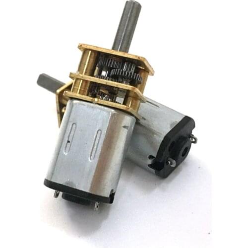 1pcs EBOWAN N20 Micro motor Electric gear box motor 3v 6v 12v 15/30/50/60/100/200/300/500/600/1000rpm