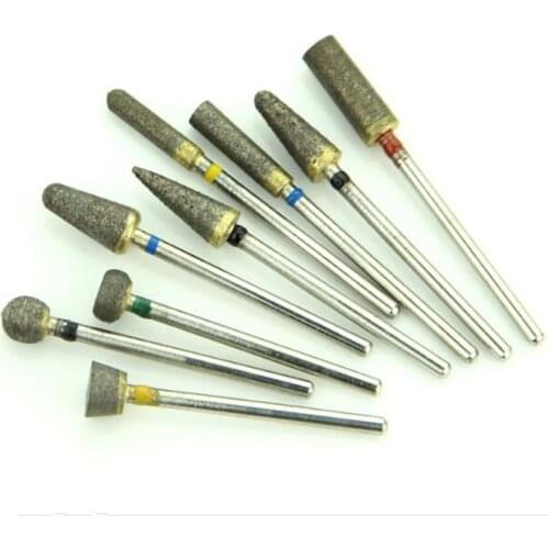 Dental Sintered Diamond Bur Polisher 2.35 mm 30 Pieces/Lot Dental Lab Tool Trimming Drill For Metal Ceramics Jewellery