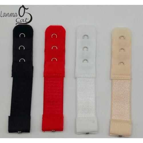 4 pieces) 1 Hook Bra Extender Ladies 1 Hooks Bra Hooks and Eye Extender Bra Extension Hook Buckle
