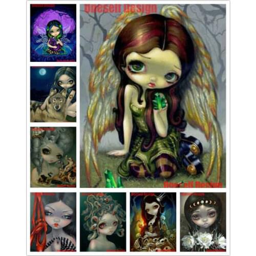 Diamond painting full drill cartoon girl diamond painting full round/square cute girl diamond embroidery full sale best gift