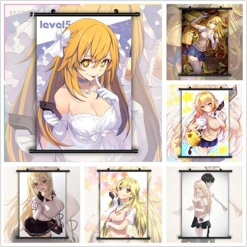 To Aru Kagaku No Railgun Shokuhou Misaki Anime Posters Wall Poster Canvas Painting Wall Decor Posters Wall Art Picture Home Deco