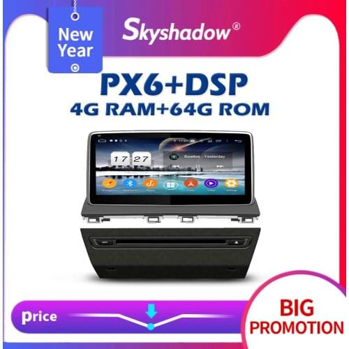 Carplay PX6 Car DVD Player DSP 10.25" IPS Android 10 4G + 64GB GPS Map RDS Radio wifi Bluetooth 5.0 For MAZDA 3 2013- 2016 2017