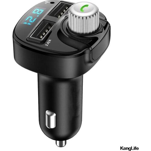F125 Car Bluetooth MP3 Player Smart Bluetooth Fast Charge Dual USB Car Charger Flash Charge FM Transmitter Receiver Car Tools