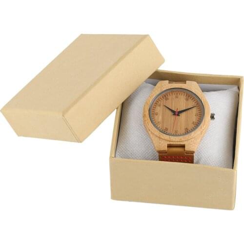 Paper Box Cream Yellow Display Package Case Pillow Foam Pad Watch Gifts Boxes Organizer For Clock Hour Jewelry Customized Logo