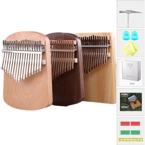 Kalimba Thumb Piano - 17 Keys Portable Musical instrument,Perfect Gift for Kids and Adult Beginners, Finger Mbira,Made with Wood