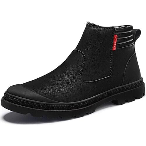 Hot Sale Boots Mens Winter Ankle Boot Men Super Snow Boots Double Zipper Side Boot Thick fur Men Casual Shoes R6-05