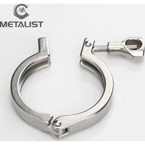 METALIST 1.5"-6" Tri Clamp complete sizes SS304 Stainless Steel Tri Clover Sanitary Fitting for home Brewing