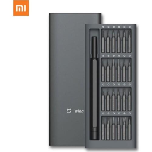 Xiaomi Mijia Screwdriver Daily Use Screw Kit 24 Precision Magnetic Bits Alluminum Box Screw Driver Xiaomi Mijia Smart Home Kit