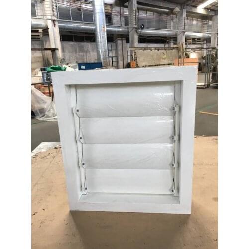 Exterior Adjustable Aerofoil Aluminum Sun Louvre Aerofoil Sunshade Louver