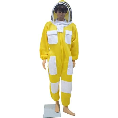 Beekeeping Clothing Bee Tools Beekeeper Suit Protect 3D Air Cotton Fabric Safty Veil Hat Dress Beekeeping Equipment Apiculture