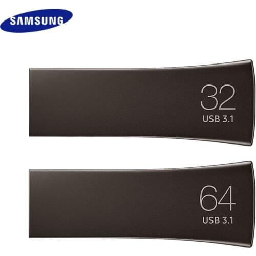 Original SAMSUNG Bar Plus USB Flash Drive High Speed 256GB 128GB Memory Stick Pen Drive 64GB 32GB USB 3.1 Micro USB Mini U Disk