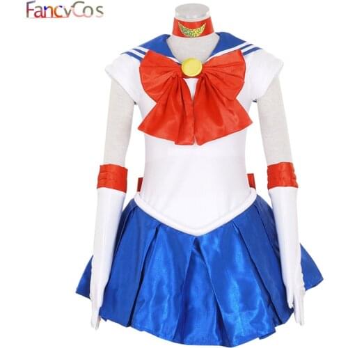 Anime Tsukino Usagi Cosplay Princess Dress School Uniform Adult Cosplay Costume Custom Made Halloween Costume for Kids