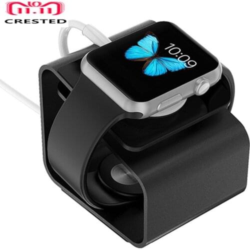 Charger stand For Apple Watch band apple watch 6 SE 5 4 3 44mm/40mm 42mm/38mm Portable iWatch Charger Station Aluminum Mount