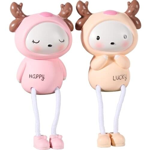Hanging Feet Doll Ornaments Crafts Living Room Interior Room Creative Cute Home TV Cabinet Decorations Small Ornament