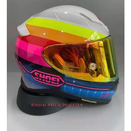 Full Face Motorcycle helmet Z7 rainbow helmet Riding Motocross Racing Motobike Helmet