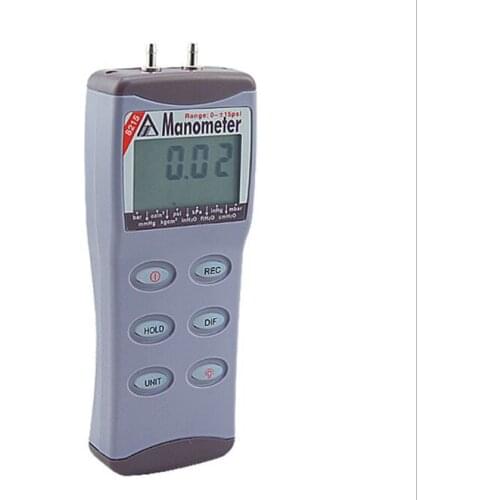 AZ8215 portable pressure tester Electronic differential pressure meter instrument counts pressure gauge range 0-15psi