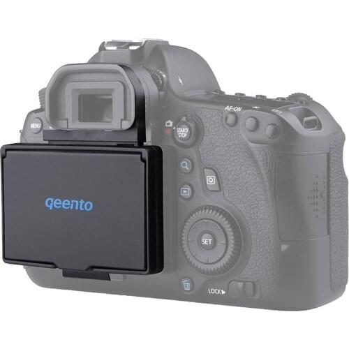 Qeento 6D-Q LCD Screen Protector Pop-up sun Shade lcd Hood Shield Cover for CANON 6D camera