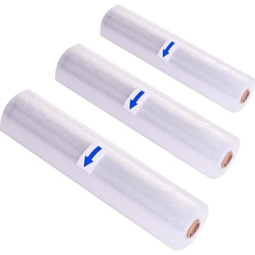 Vacuum Sealer Rolls, 1 x Vacuum Food Sealer Rolls 15, 20, 25cm, 500cm Length Vacuum Sealer Bags for All Vacuum Sealing System