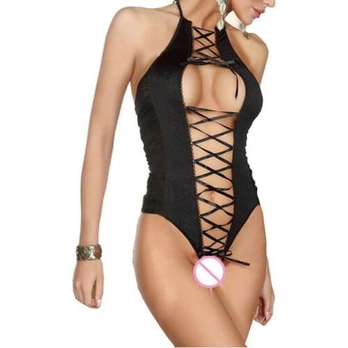 Sexy Lace Sex Costumes Lingerie Hot Erotic Underwear Women Backless Babydoll Nightdress Sexy Lingerie Sex Clothes