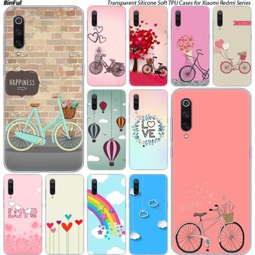 Hot Cycling lovers Silicone Case For Xiaomi Pocophone F1 9T 9 9SE 8 A2 Lite A1 A2 Mix3 Redmi K20 7A Note 4 4X 5 6 7 Pro S2 Cover