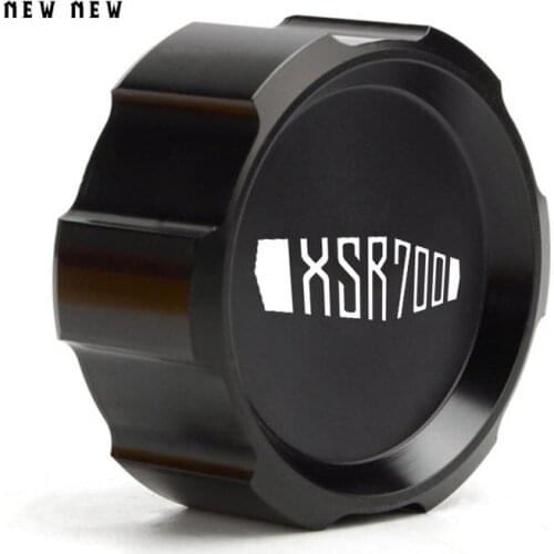 For Yamaha XSR 700 XSR700 2016 2017 2018 CNC Aluminum Rear Brake Fluid Reservoir Cover Cap Motrcycle Accessories