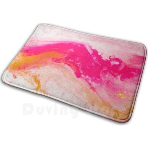 Wherever You Are - How Deep By Jess Cargill Carpet Mat Rug Cushion Soft Acrylic Painting Abstract Painting