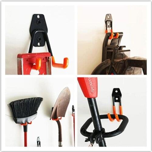 1PC Metal Hooks Wall Mount Garage Bike Hanger Hook Heavy Duty Kitchen Storage Tools Bathroom Garden Organizer Hooks Home Garden