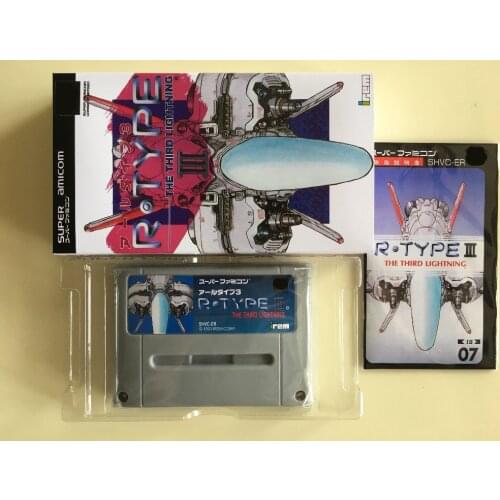 16Bit Games ** R-Type III ( Japan NTSC-J Version!! Box+Manual+Cartridge!! )