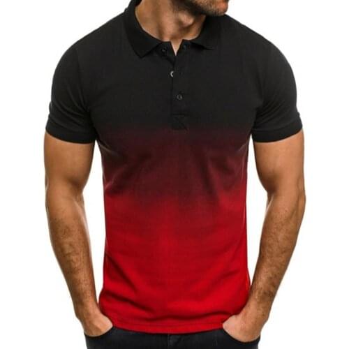 2021 Summer Fashion Polos Shirts Casual Short Sleeve Skin-friendly Polyester Stand Collar Shirts Sport Slims Fit T-Shirts