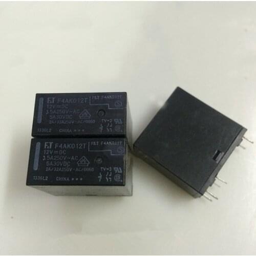 5PCS/lot New Relay F4AK005T 5VDC F4AK012T 12VDC F4AK024T 24VDC Alternative ALA2F24 6PIN Two sets of normally open