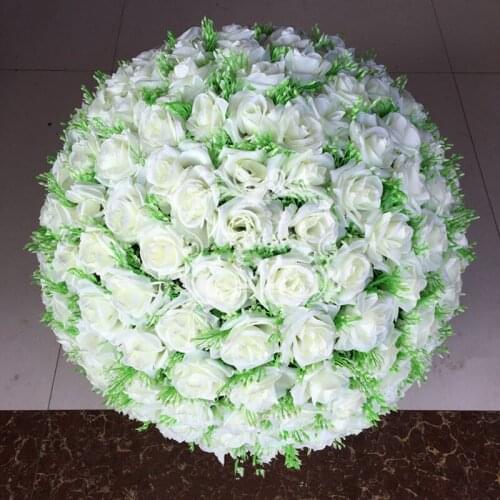 50cm Artificial Silk Flower Ball Starry Kissing Balls for Wedding Home Decoration DIY Craft Wreath Gift Valentines Day Decor