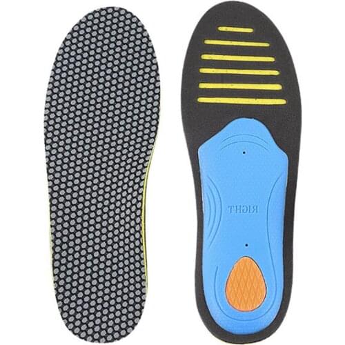 Arch Orthopedic Insoles Flat Inside And Outside Eight-Character Orthopedic Arch Support Men And Women Sports Insoles