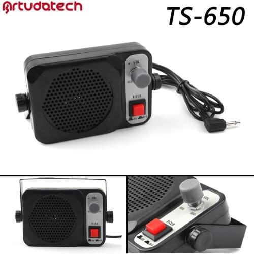 Artudatech For Kenwood FT-7900 FT-7800R For ICOM IC-2200 IC-2720H IC-2100 Car Walkie Talkie TS-650 External Small Speaker