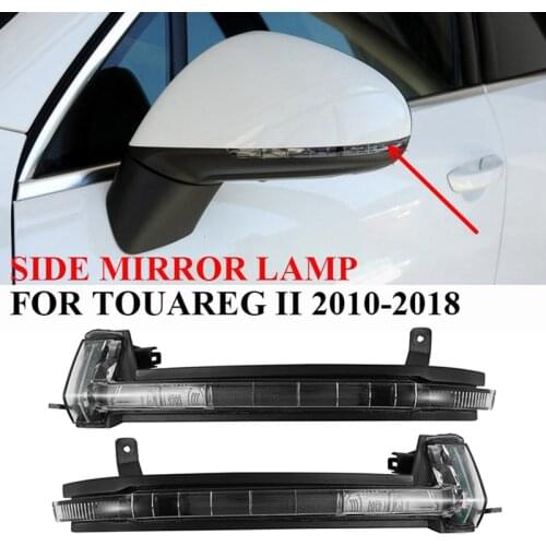 Car Side Mirror Indicator LED Turn Signal Light Blinker for Touareg II 2010-2018 7P6949101 7P6949102