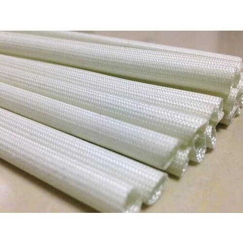 Free shipping 10M cable sleeve high temperature glass fiber Insulation Material cable sleeve 600 degree HTG FIBERGLASS SLEEVING