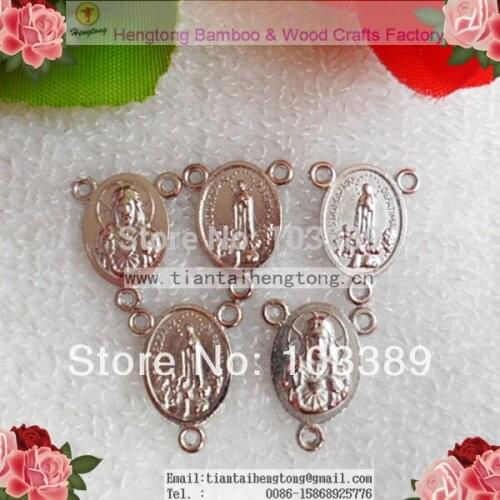 Free shipping 100pcs/lot cheap metal color metal rosary centerpiece catholic rosary centerpieces,centre piece special offer