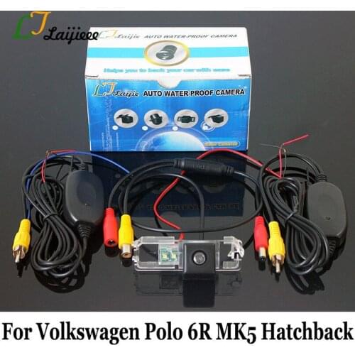 For Volkswagen VW Polo 6R MK5 Polo Vivo Hatchback Auto Wireless Rearview Camera RCA AUX / HD CCD Night Vision Car Parking Camera