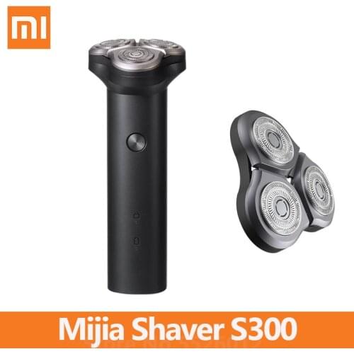 Xiaomi Mijia Electric Shaver S300 3D Floating Cutter Head IPX7 Waterproof Razor Type-C Charging Dry Wet Trimmer