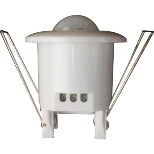 New 360 Degree Body Infrared PIR Motion Sensor Automatic Switch Detector embedded with Time Delay for Ceiling Light Lamp