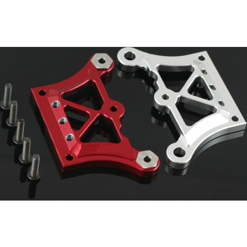 Metal Front Top Chassis Brace and Rear Center Drive Shaft Mount Fit for 1/5 GTB Racing Losi 5ive-t Rovan LT KM x2 DBXL