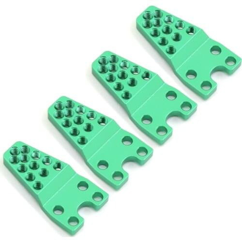 4PCS RC Car Metal Shock Absorber Tower Lift Lower Adjust Stand for 1/10 RC Crawler Axial SCX10 Upgrade Parts