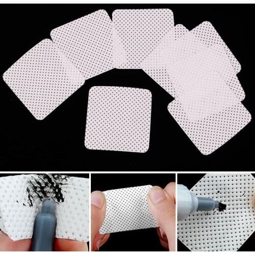 Multipurpose Soft Eyelash Glue Manicure Nail Polish Lint-Free White Absorbent Wipe Cotton Cleaning Wipes Remover Pads