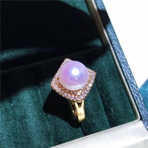 Fashon Popular Ring Base Mountings Findings Settings Adjustable Ring Jewelry Parts Fittings Accessories for Pearl Beads Stones